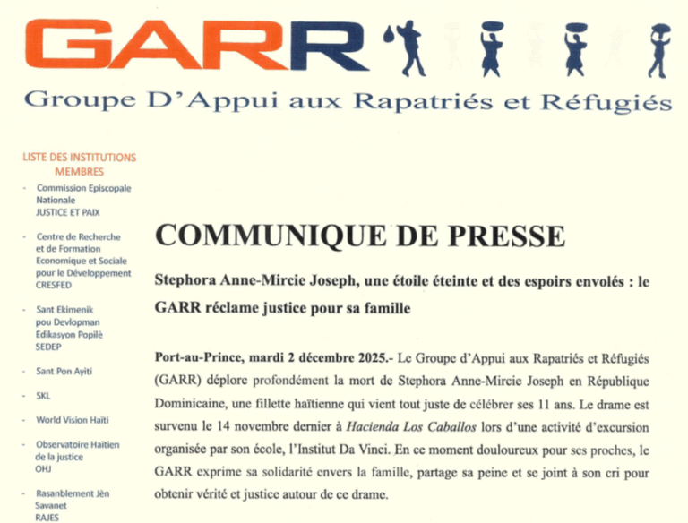 fillette haïtienne morte en République Dominicaine
